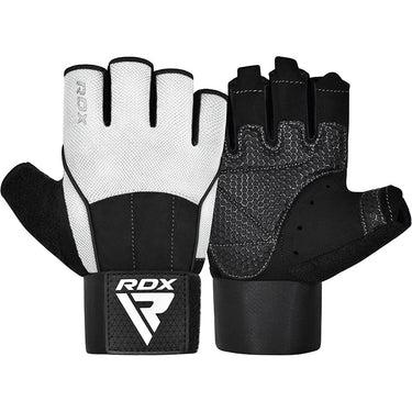 Рукавички для фітнесу RDX W3 WHITE WITH EVA PADDING-XL