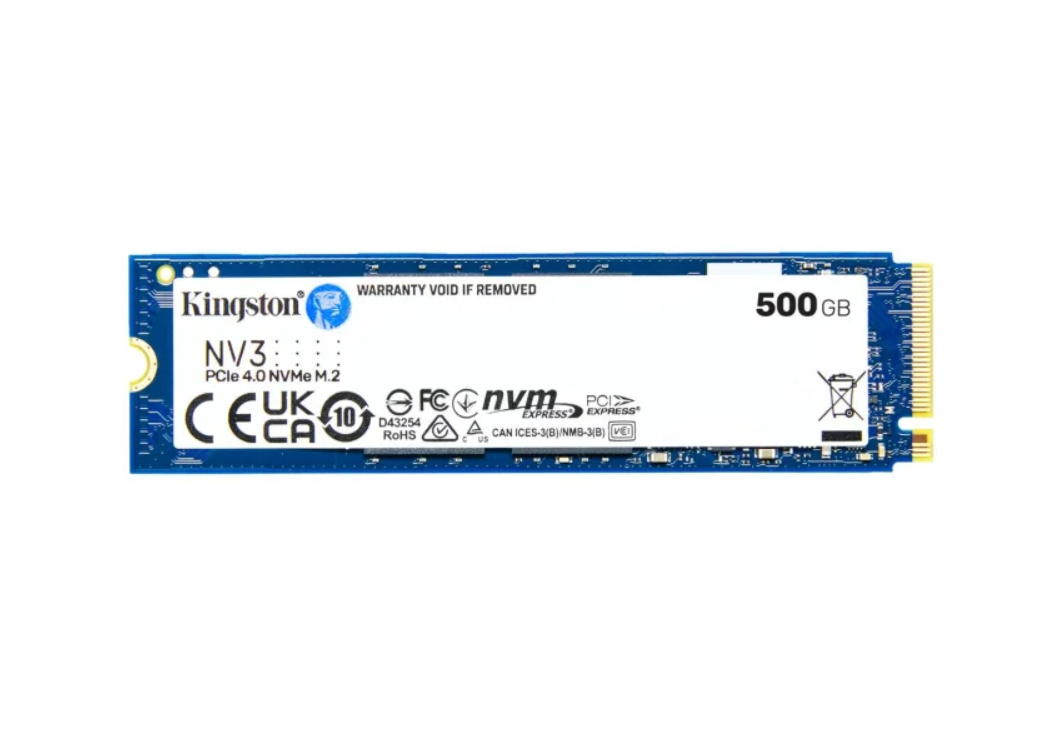 SSD Накопичувач Kingston 500GB M.2 PCIe Gen4 NVMe NV3 (SNV3S/500G)