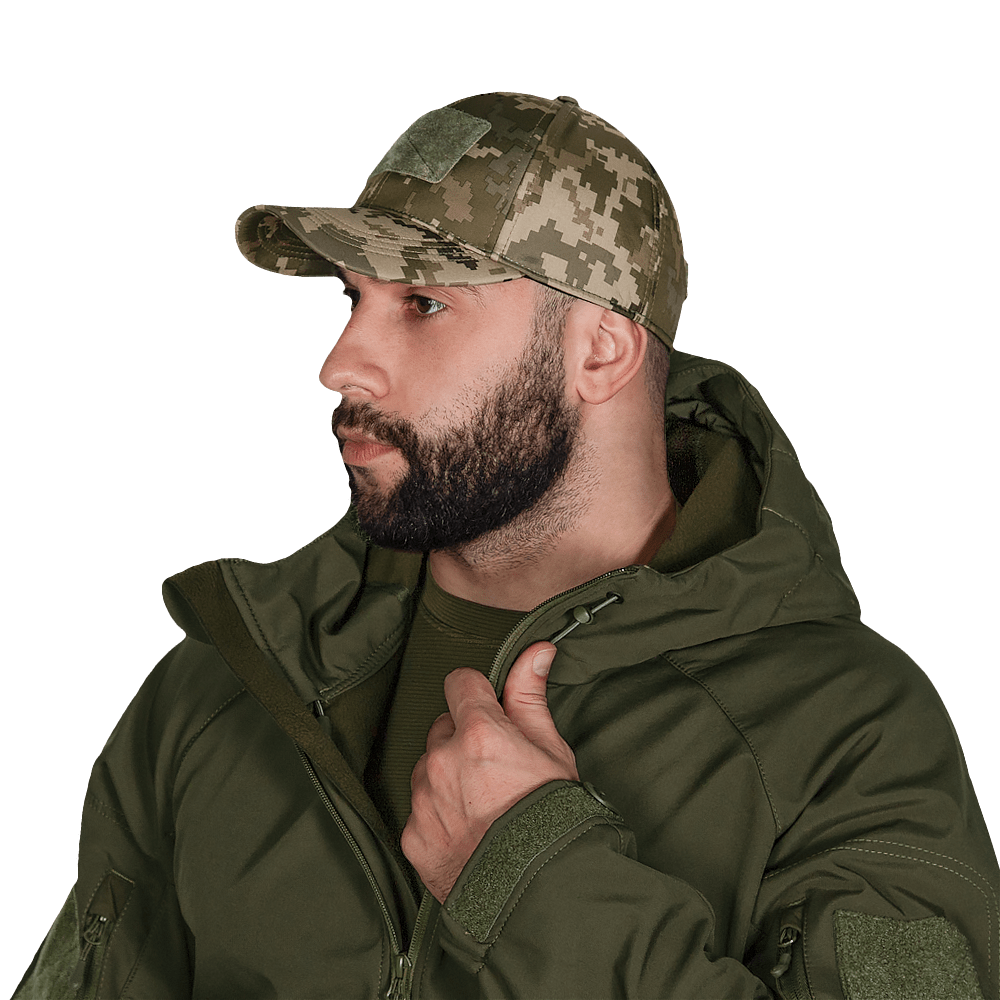 Бейсболка камуфляжна Tactic Soft Shell ММ14 софтшел піксель