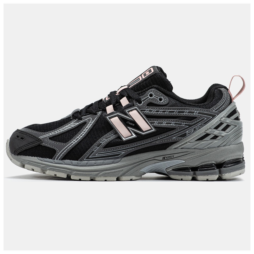 Чоловічі / жіночі кросівки New Balance 1906R Black Pink Moon Reflective сіро-чорні кросівки нью беланс 1906R ню беленс NB 1906R нб