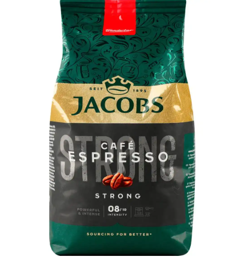 Кава в зернах Jacobs Cafe Espresso 1кг