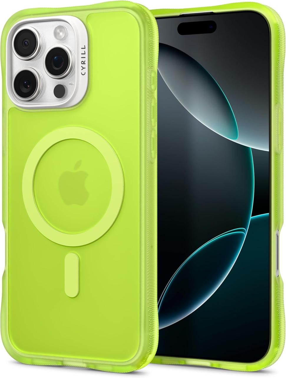 Чохол Spigen Cyrill UltraSheer MagSafe Lime для iPhone 16 Pro Max ACS08245, фото 1