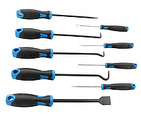 Набір гачків для слюсарних робіт 9 од. Silver S10876