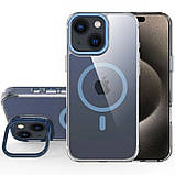 Чохол TPU Space Case Apex with MagSafe для Apple iPhone 14 Plus / 15 Plus (6.7") Navy Blue, фото 3