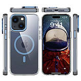 Чохол TPU Space Case Apex with MagSafe для Apple iPhone 14 Plus / 15 Plus (6.7") Navy Blue, фото 4