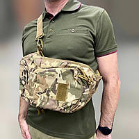 Сумка тактична з ременем через плече, Cordura, Мультикам, Yakeda(VS)