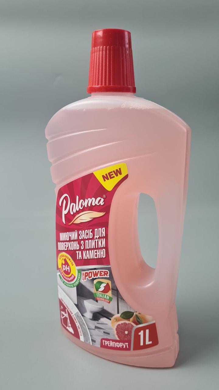 Мийний засіб для поверхні з плитки та кахлю Paloma Грейфрут 1000 мл (1 шт.), фото 1