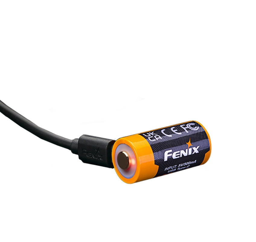 Акумулятор 16340 Fenix 800 UP mAh Li-ion Type-C
