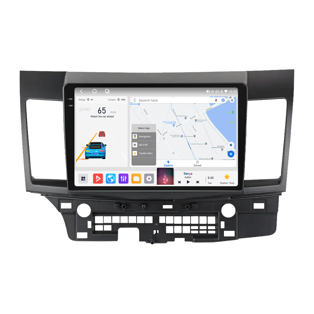 Штатна магнітола Mekede MS 2k Mitsubishi Lancer 10 (2007 - 2012) CarPlay QleD