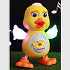 Інтерактивна іграшка каченя, музична іграшка для дітей співає пісеньки, танцює, рухає крилами і кліпає очима, фото 5