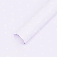 Плівка листова в горошок 58 х 58см. Колір - бузок, за 1 шт