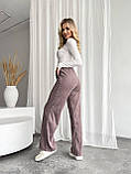 Модні жіночі вельветові штани палаццо новинка 2025, фото 8