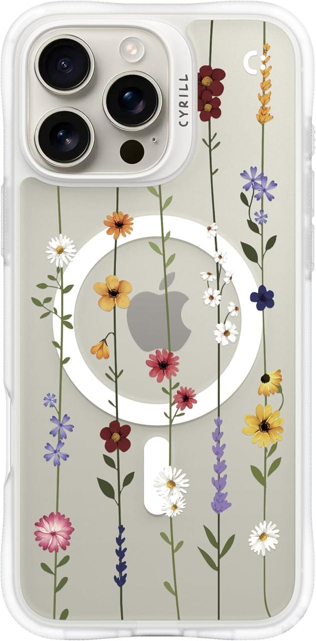 Чохол Spigen Cyrill UltraSheer MagSafe Flower Garden для iPhone 16 Pro Max ACS08743, фото 1
