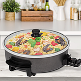 Електрична керамічна сковорода clatronic pp 3570 с, 42 см, 1500 вт, фото 8