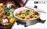 Електрична керамічна сковорода clatronic pp 3570 с, 42 см, 1500 вт, фото 9