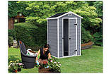 Пластиковий садовий будиночок keter manor 4x3, фото 6