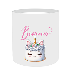 Наліпка на капелюшну коробку 15х17см - Вітаю