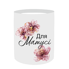 Наліпка на капелюшну коробку 12х14см - Для матусі