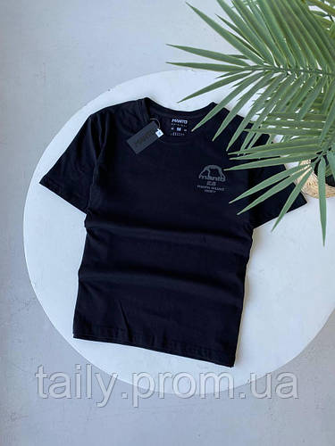 Мужская футболка Manto футболка Манто, мужская футболка черного цвета ...