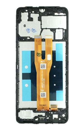 Дисплей Samsung A065 Galaxy A06 чорний, оригінал PRC, з рамкою