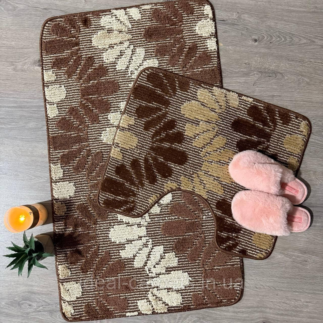 Комплект у ванну Classik 60*100 та 60*50см 151-Brown 0729