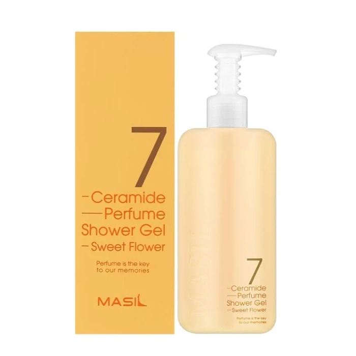 Гель для душу з церамідами "Солодка квітка" MASIL 7 Ceramide Perfume Shower Gel Sweet Flower 300ml, фото 1