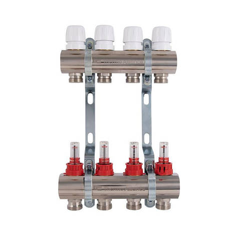 Колектор із витратомірами Thermo Alliance Standart 1" 8 виходів SD235W8, фото 1