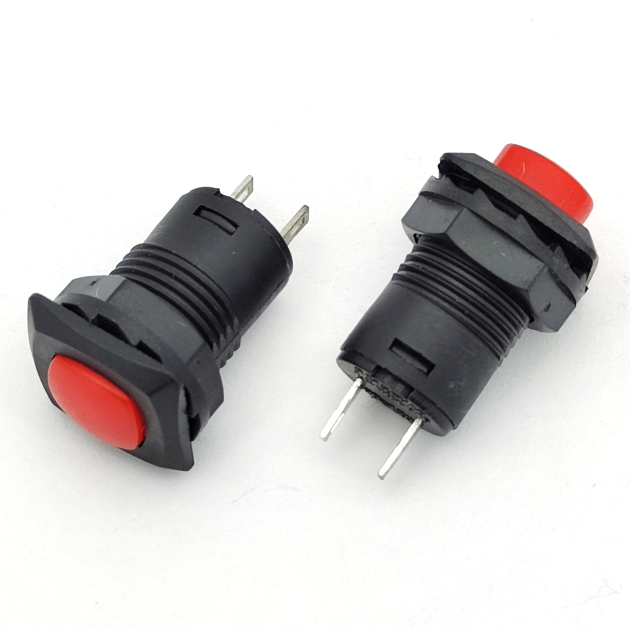 Кнопка Daier DS-226 RD, OFF-ON, 2pin, 1A, 250V, червона