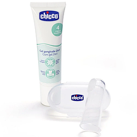 Набір зубна щітка-масажер і гель Chicco My First Toothbrush Set