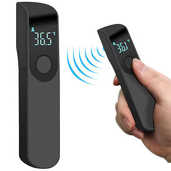 Безконтактний термометр електронний 0-80°C, від батарейок / Інфрачервоний термометр / Електроградусник для тіла