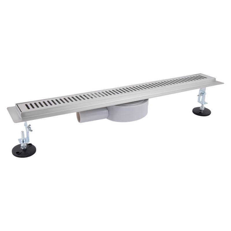 Лінійний трап Qtap Scorpio FA700 з неіржавкої сталі (поворотний сифон/сухий закрив) 700 мм