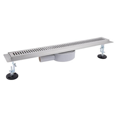 Лінійний трап Qtap Scorpio FA700 з неіржавкої сталі (поворотний сифон/сухий закрив) 700 мм, фото 1