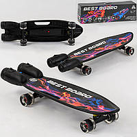 Скейт для дітей "Best Board" підсвітка, музика, пропускає пару з турбін