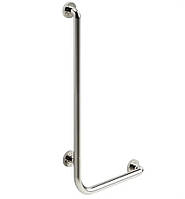 Поручень кутовий, стіна, 3кріпл.. 800х600 мм, нерж.