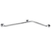 Поручень кутовий, стіна, 3кріпл.. 600х600 мм, нерж.