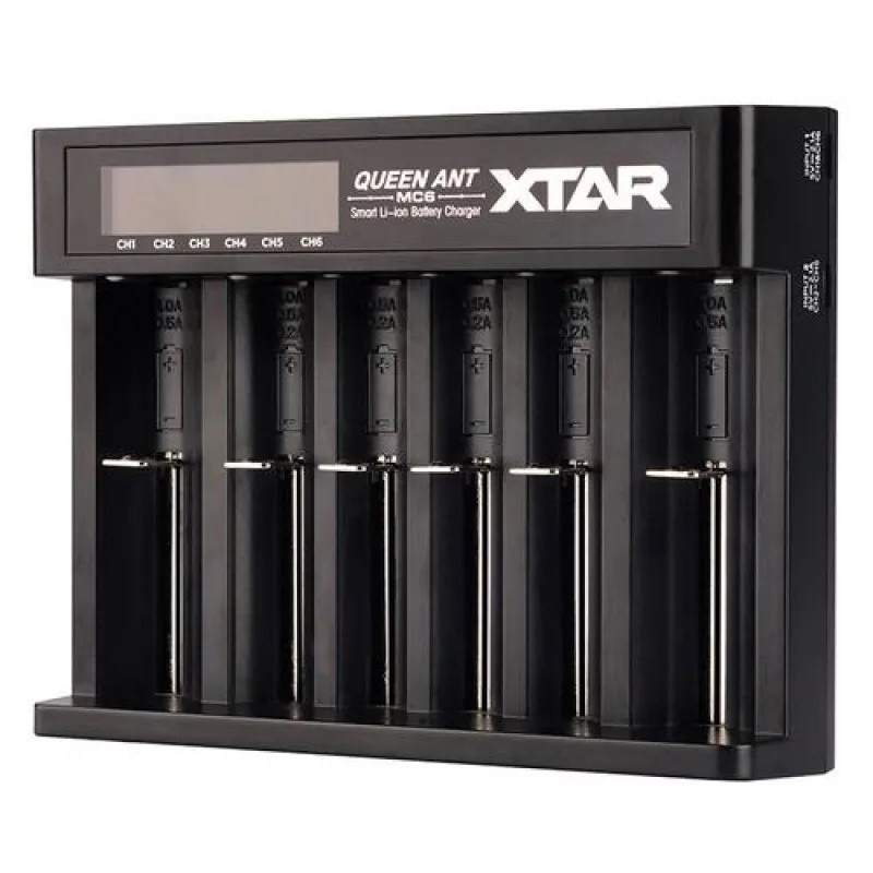Зарядний пристрій XTAR Queen ANT-MC6 з LCD дисплеєм для Ni-Mh, Li-Ion