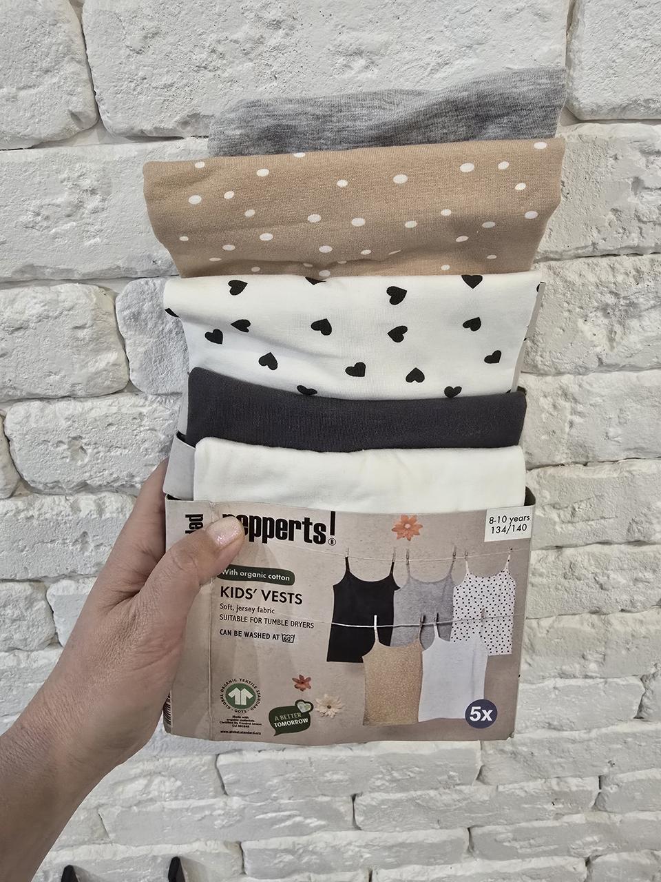 Майка дитяча Pepperts 134-140, 5шт, фото 1