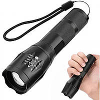 Тактичний ліхтар X-Balog BL 1831-3 з червоним світлом, світлодіодний акумуляторний ліхтарик