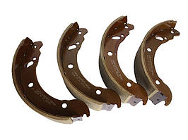 Колодка торм. ГАЗ 3302 задн. потовщ. накл. (4 шт.) (ДК)