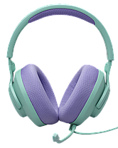 Гарнітура JBL QUANTUM 100M2 Cyan (JBLQTUM100M2CYN), фото 3
