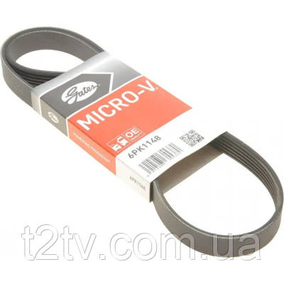 Поліклиновий ремінь Gates 6PK1148