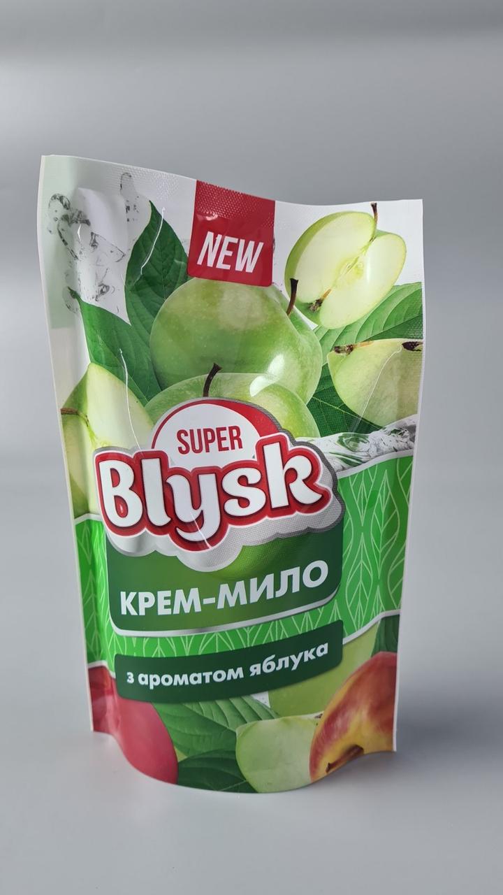 Мило рідке крем Super Blysk 460 мл дой-пак Яблуко (1 шт.), фото 1