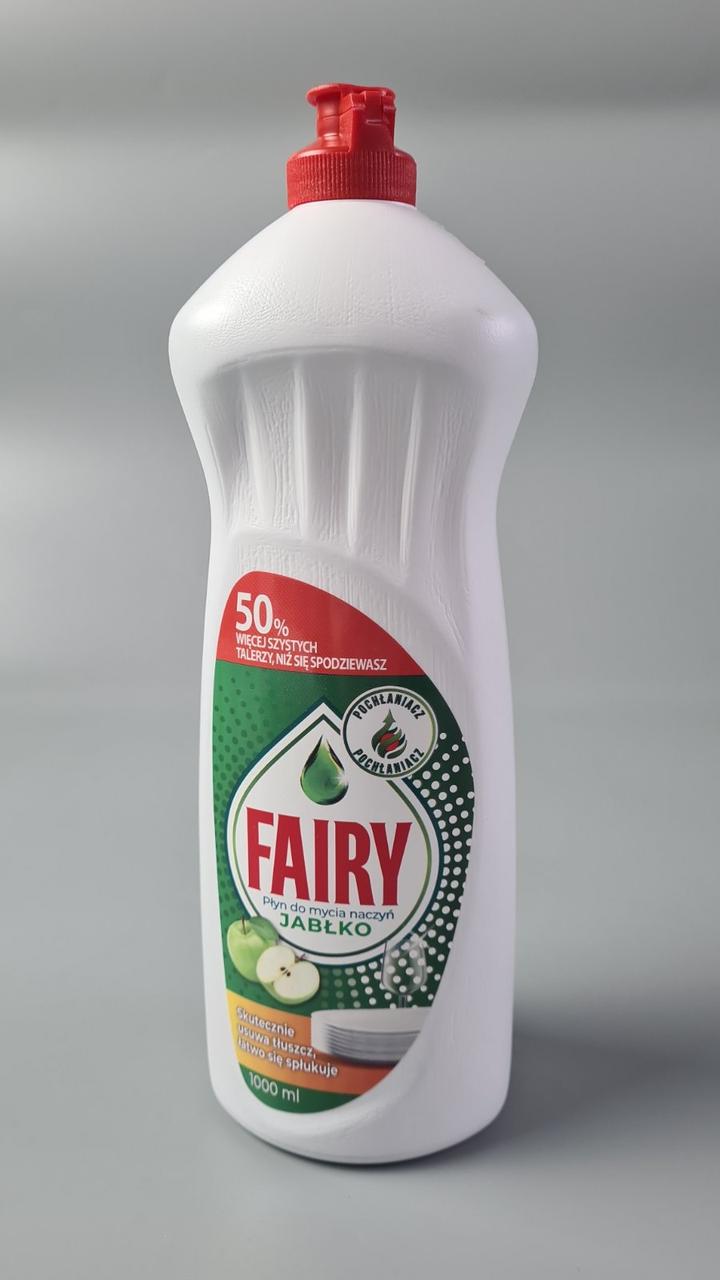 Мийний засіб для посуду Fairy 1 л. Яблуко (1 шт.), фото 1