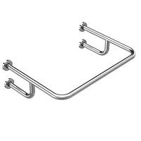 Поручень настінний для раковини верхній, нерж.