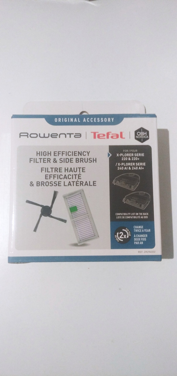 Комплект фільтр і щітка для робота пилососа Rowenta serie 220, 240, фото 1