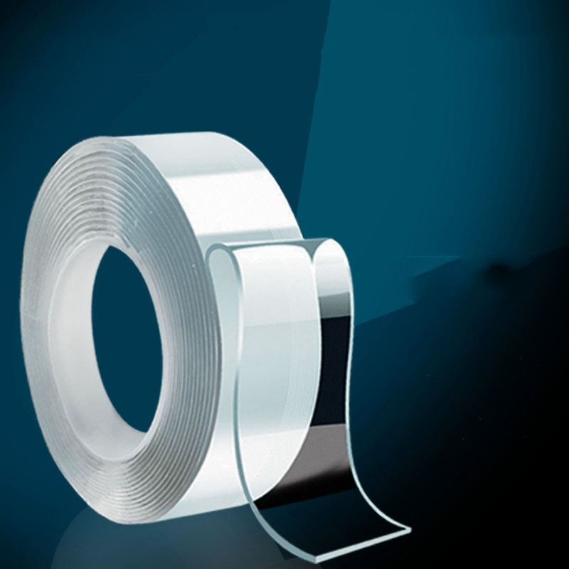 Двосторонні клейкі стрічки Lvy Grip Tape. Двосторонній скотч прозорий акриловий 1 мм 30 мм 3 м. Нано скотч nano, фото 1