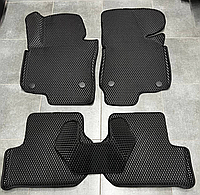 Коврики EVA с бортиками в салон для Skoda Octavia A5 (2004-2013)/Шкода Октавия А5 (3Д лапа)