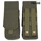 Підсумок на 2 магазини АК закритий м'який Олива MELGO