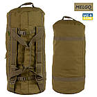 Тактична сумка - баул 90 л Оксфорд 1000 D PU Койот MELGО