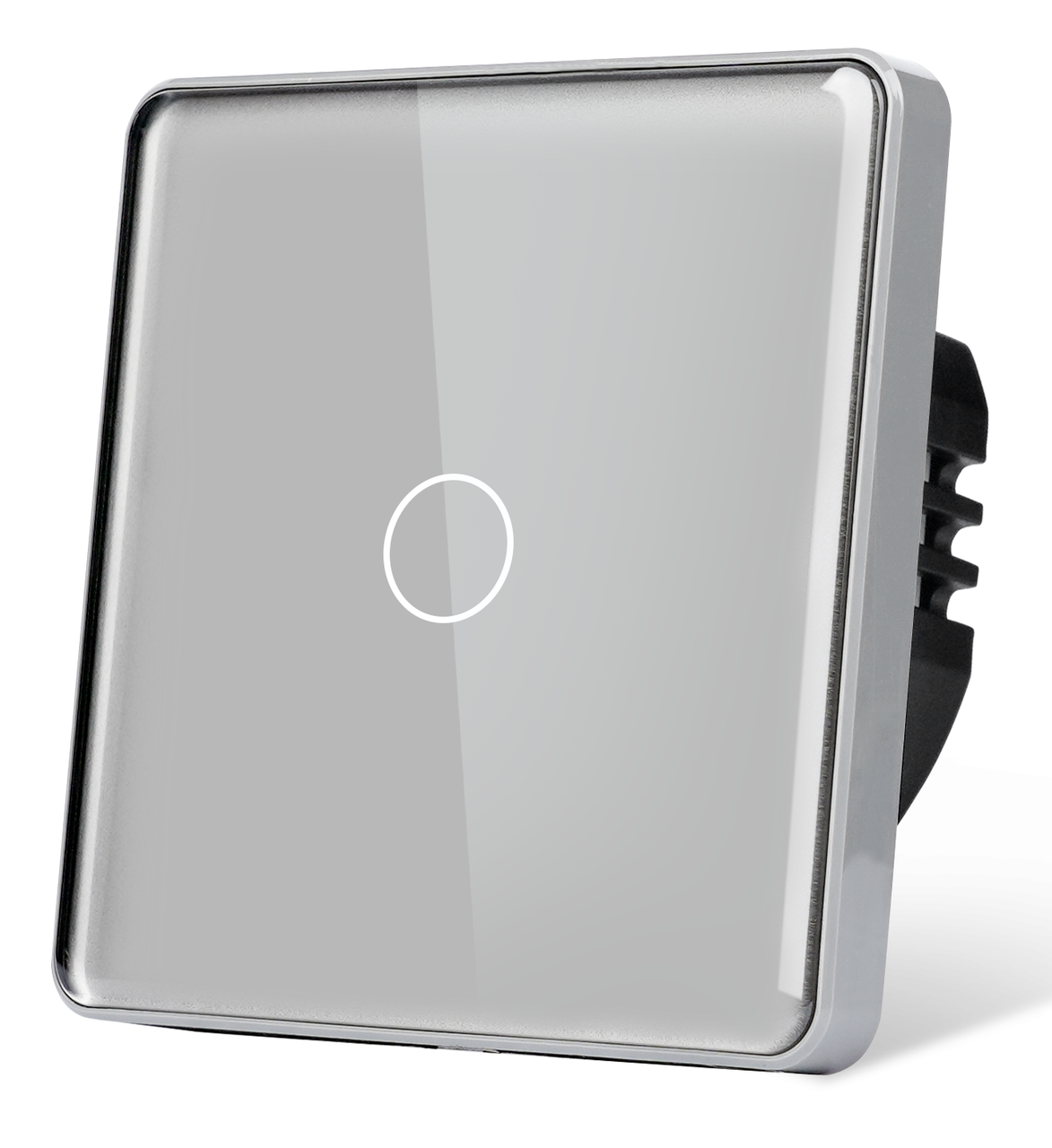 Розумний вимикач з WiFi + BLE 1DAL | Скляний Сірий, З нейтраллю (G86D-SW1G.WF.GR)